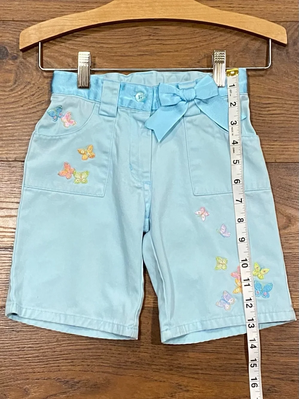 Gymboree Girls Vintage ‘Palm Springs’ Aqua Shorts Size 5